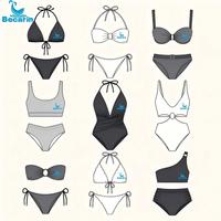 Maillot de bain deux pièces sexy pour femme, collection 2026, fabriqué sur mesure