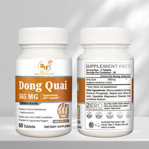 Formule avancée Dong <span class=keywords><strong>Quai</strong></span> Comprimés 565mg 60 Tabs Bouteille OEM ODM pour un soutien immunitaire quotidien - Product Image 1