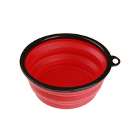 Lynpet Bol de voyage portable et personnalisé pour animaux de compagnie Bol de luxe pliable en silicone pliable pour l'alimentation et l'eau du chien Forme arrondie