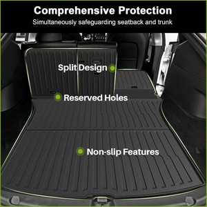 Tapetes <span class=keywords><strong>para</strong></span> Tesla Model Y 2025 2026, Juego Completo <span class=keywords><strong>de</strong></span> 8 Piezas <span class=keywords><strong>para</strong></span> Todo Clima, Accesorios <span class=keywords><strong>para</strong></span> Maletero, Tapetes 3D <span class=keywords><strong>de</strong></span> TPE <span class=keywords><strong>para</strong></span> Maletero Trasero y Delantero - Product Image 6