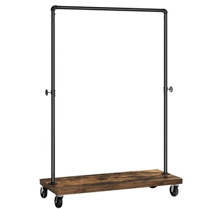 Modern Houseware Heavy Duty Metal <strong>Wooden</strong> Garment <strong>Rack</strong> <strong>Clothing</strong> <strong>Rack</strong> - Product Image 1