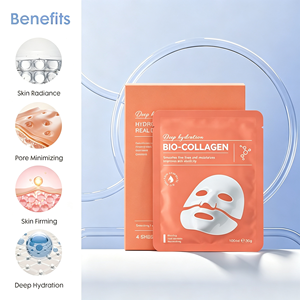 Masque facial en gel de collagène pour peaux sèches OEM ODM, à l'hyaluronate de sodium, hydratant et illuminateur. - Product Image 1