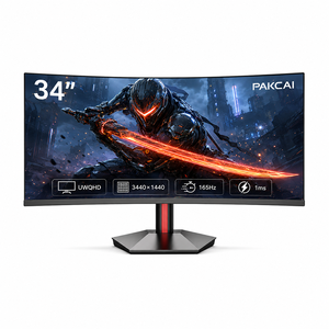 Écran incurvé UWQHD 34 <span class=keywords><strong>pouces</strong></span> 21:9 4K LED 165Hz 1ms réglable en hauteur, vente en gros, moniteur pour joueurs, directement de l'usine - Product Image 1