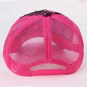 Gorra de Béisbol de Moda con Lentejuelas y Malla, Bicolor, Unisex, Personalizada, Económica - Product Image 5