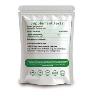 プレミアムグレードのニーム葉エキス粉末、自然なアーユルヴェーダサプリメント、輝く肌と光沢のある髪のためのニーム葉粉末 - Product Image 2