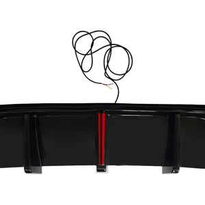 Lèvre de pare-chocs arrière BMW en fibre de carbone noir brillant pour Série 4 G22 2 portes 2020-2025 avec ou sans feux, version Racing - Product Image 5