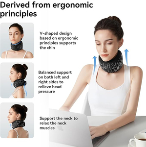 Pescoço Travesseiro para Dormir Pescoço Brace Pescoço Dor e Suporte Colar Cervical para Dormir Portátil Avião Acessórios Travesseiro De Viagem - Product Image 4