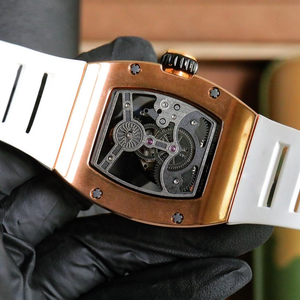 Jam Tangan Mewah untuk Pria Gaya 26-02 Tourbillon Manual Mekanik dengan Casing Keramik Hitam dan Dial Api Edisi Terbatas. - Product Image 6