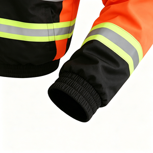 Hi Vis Custom <b>Construction</b> Workwear Reflective Safety <b>Work</b> <b>Jacket</b> Winter Waterproof Worker Security Clothing Coat - Product Image 6
