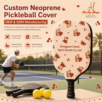 Housse de pickleball personnalisée OEM avec motif imprimé, corps souple et fermeture éclair fluide pour utilisation en extérieur – Usine chinoise
