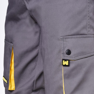 Pantalon de travail gris/jaune, court, taille 46/48 L - Product Image 2