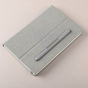 Quality Leather Folding Cover Exquisite Special A5 Blank <b>Notebook</b> Journal <b>Diary</b> Planner with Double-head Pen for Corporate Gifts - Product Image 3