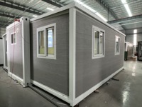 Maison-conteneur extensible de style européen avec panneaux sandwich et construction en acier, idéale pour les appartements, lit mezzanine gain de place