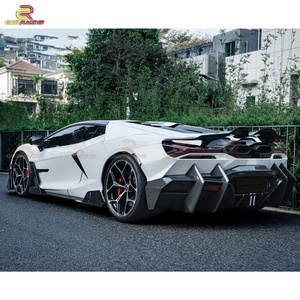 MSY Style Dry Carbon Fiber Body Kit for Lambo Revuelto 2014-2018 <b>Car</b> Bumpers Hood <b>Diffuser</b> Spoiler Side Skirt - Product Image 4