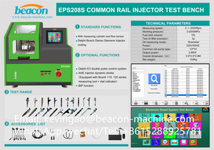 Máquina de Calibración de Inyectores Common Rail EPS208S NTS con Pantalla de Código QR, Modelos EPS208S-A3 y EPS208S - Product Image 1