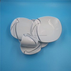 Buena calidad cerámica platos decal borde dorado 20 o 30 piezas vajilla de porcelana - Product Image 3