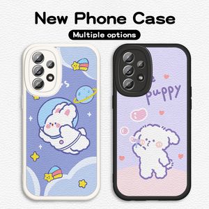 Fashion Designer Cute Cat Cartoon custodia in pelle con stampa in Silicone Cover posteriore per Samsung Galaxy A04s A13 A12 A22 A32 <span class=keywords><strong>A33</strong></span> A53 - Product Image 6
