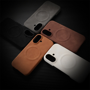 L'étui de téléphone portable <span class=keywords><strong>rechargeable</strong></span> sans fil en peau d'agneau haut de gamme est iPhone16Promax 15Pro 14plus anti-chute magnétique <span class=keywords><strong>13</strong></span> 12 - Product Image 2