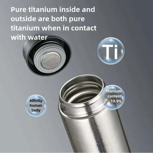 กระติกน้ำร้อนโลหะไทเทเนียมสำหรับตั้งแคมป์กลางแจ้งใช้แล้วทิ้งสำหรับให้เป็นของขวัญ - Product Image 4