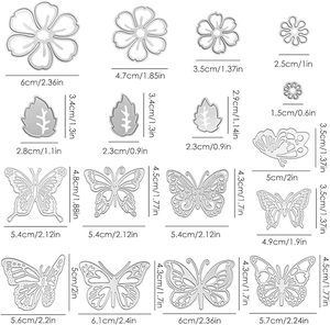 Matrices de découpe, AIFUDA papillon et feuilles de fleurs matrices de découpe en métal pour <span class=keywords><strong>album</strong></span> à faire soi-même cadre Photo <span class=keywords><strong>Album</strong></span> de cartes - Product Image 3