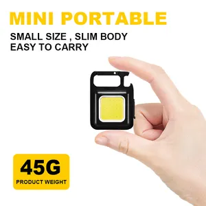 Перезаряжаемый Многофункциональный рабочий фонарик мини-размер с магнитным корпусом для наружного кемпинга аксессуары легко носить с собой