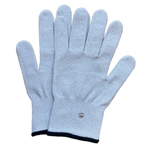 Silver Fibre Conductive Gloves Rehabilitation <strong>Physiotherapy</strong> <strong>Electrotherapy</strong> Gloves - Product Image 2