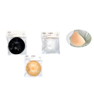 Imbottitura per reggiseno Ilan 13x13 cm Nero Bianco Tonalità Pelle 2 pezzi per inserti reggiseno - Product Image 1