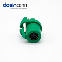 Kode HSD E Kode K Soket Jack Betina 4Pin Tipe Solder untuk Telematika / GPS / Navigasi