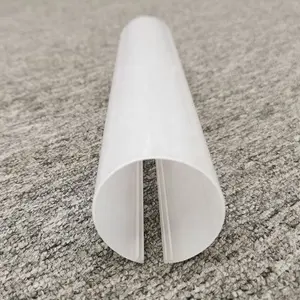 Custom Lighting Accessories PC Lamp Tube LED Light Diffuser Plastic Clear Modern Round Led Plastic Packaging ROHS Linear Lights