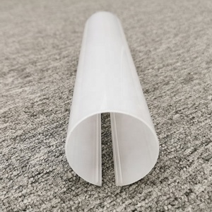 DHT-001083 tùy chỉnh phụ kiện chiếu sáng PC Đèn ống dẫn ánh sáng khuếch tán nhựa rõ ràng hiện đại Vòng <span class=keywords><strong>LED</strong></span> ống nhựa - Product Image 2