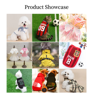 Custom Logo Name Number <b>Personalized</b> Dog Jersey Lightweight Pet Football Shirt Breathable Dog Football Jersey - Product Image 3
