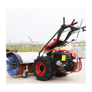 Hand Push Gasoline Snow 13HP Heavy Duty Road Snow Cleaning Machine Rotary Broom Snow Blower for Driveway - Product Image 4