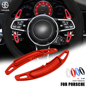 Paddle del cambio volante per auto per <span class=keywords><strong>Porsche</strong></span> Macan Panamera Cayenne Carrera 911 718 991 <span class=keywords><strong>Spyder</strong></span> <span class=keywords><strong>918</strong></span> alzi del cambio Cayman - Product Image 2
