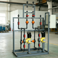 Système d'osmose inverse (RO) et d'électrodéionisation (EDI) à membrane MBR en PVC QBEP d'occasion, contrôlé par PLC, avec pompe, moteur, roulement, filtration de sable, cuve sous pression 3000L/heure