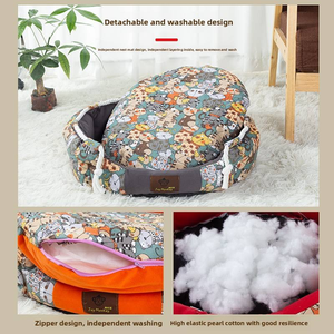 Nuova Cuccia Ecologica per Gatti e Cani, Realizzata con Bottiglie d'Acqua Riciclate e Materiale in Finta Pelliccia, Letto per Animali Domestici Rispettoso dell'Ambiente - Product Image 4