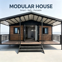 Maison conteneur extensible, maison modulaire moderne, résistante au vent, durable, imperméable, bureau, bâtiment, centre commercial, boutique portable