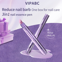 Stylo d'essence capillaire à base de plantes trois-en-un transfrontalier à l'huile d'arbre à thé pour exfolier la peau, manucure, soin des cuticules et des ongles abîmés