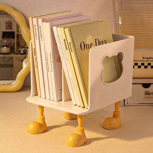 Little Bear Bookend Desk Organizer Multifunctional Storage Rack For Office Student Dormitory Minimalist Design - Product Image 2