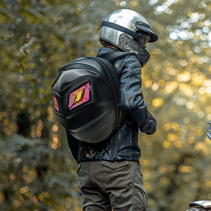 Người Đàn Ông Của Không Thấm Nước Xe Máy Cưỡi Mũ Bảo Hiểm Siêu Sáng LED Hiển Thị <span class=keywords><strong>1</strong></span> Năm Bảo Hành Mô Hình Hqs-Thời Trang Cho Các Trường Học Ngoài Trời Sử Dụng - Product Image 5