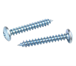 Viti autofilettanti a testa a traliccio (TA) in zinco blu temprato, con testa a fungo e coda affilata, per legno <span class=keywords><strong>M4</strong></span> M5 - Product Image 4