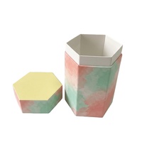 Boîtes en papier octogonales rigides de luxe personnalisées avec logo imprimé, emballages en gros de forme irrégulière pour cadeaux et cosmétiques