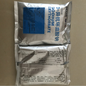 2025 Haute Qualité FCCIV/USP Antioxydants Acide Érythorbique 99.9% Érythorbate <span class=keywords><strong>De</strong></span> <span class=keywords><strong>Sodium</strong></span> 25 kg/Boîte Poudre Cristalline Blanche - Product Image 2