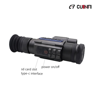 กล้องเล็งความร้อนแบบยุทธวิธี 256x192/384x288/640x512 พร้อมเลเซอร์ ระยะตรวจจับไกล 1600 ม. พร้อมอุปกรณ์ติดตั้งและอุปกรณ์เล็งยิง - Product Image 2