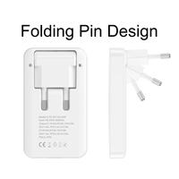Cargador de Pared Dual USB-C 35W PD con Enchufe Plegable