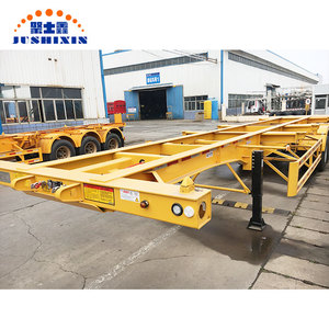 2018 Semi remolque 2/<span class=keywords><strong>3</strong></span> eje esqueleto 20ft envío remolque contenedor - Product Image 6