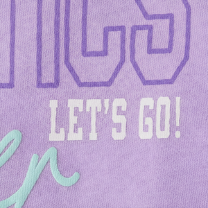T-shirt graphique imprimé Forever Puff pour vêtements de gymnastique pour filles de couleur violette - Product Image 1