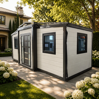 Villa de luxe préfabriquée, maison conteneur extensible, maison portable certifiée, maison modulaire préfabriquée 2, 3 ou 4 chambres