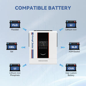 Inversor <span class=keywords><strong>Solar</strong></span> Híbrido <span class=keywords><strong>MPPT</strong></span> de Onda Senoidal Pura 5000W-24V Monofásico para Residências - Product Image 4