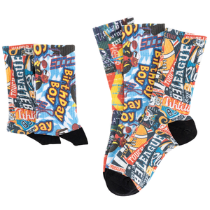 Calcetines Deportivos Personalizados para Hombre, Juveniles, Transpirables, de Verano, con Transferencia Térmica, Ecológicos, de Algodón, con Estampado - Product Image 2