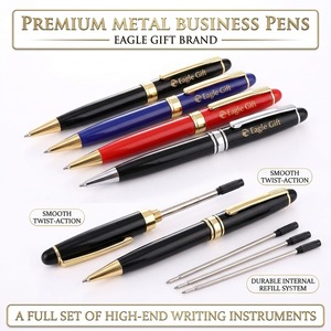 Bolígrafo de Lujo con Logotipo Personalizado al por Mayor, Escritura Suave Premium, Diseño Elegante, Bolígrafo de Metal para Regalos Corporativos de Oficina - Product Image 2